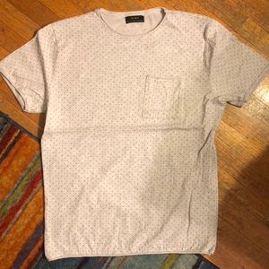 Zara Dotted Gray Tee